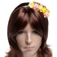 Ободок для волос "Лесная фея". Фоамиран, атласная лента, металл, ручная работа. Laura style, Россия