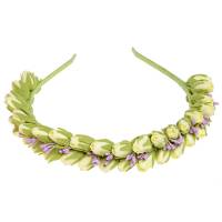 Ободок для волос "Весенняя сказка". Фоамиран, металл, ручная работа. Laura style, Россия