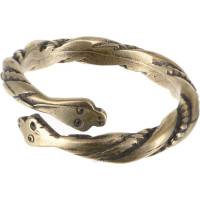 Кольцо "Витое скань". Латунь, ручная работа. Россия