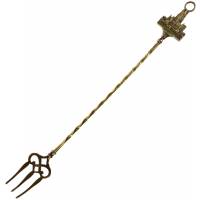 Вилка каминная "Собор в Глостере". Латунь. Великобритания, 1950-е гг.