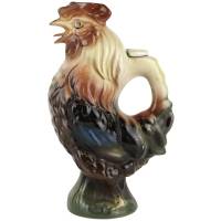 Кувшин - штоф "Петух", высота 27 см, Кировский Фаянсовый Завод, СССР, 1957-1965 - гг