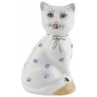 Статуэтка "Котик", Фарфор, Высота 10,5 см, Китай, винтаж,середина 20 века