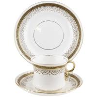 Чайное трио "Ампир", фарфор, винтаж, Fenton, Великобритания, первая половина ХХ века