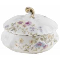 Шкатулка антикварная "Вальс цветов", фарфор Martial Redon Limoges, Франция, 1882-1896 гг